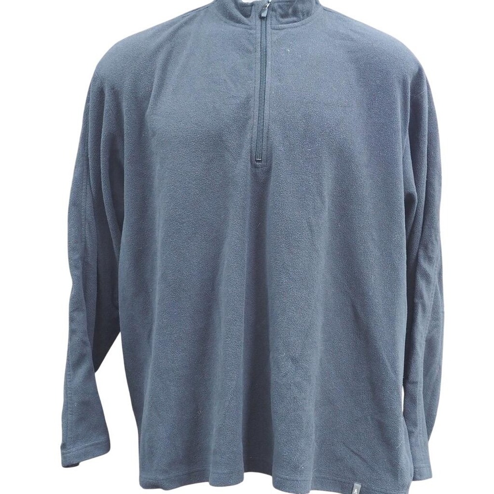 Royal Robbins Fleece Jacket Half Zip Pullover Black‎ Mens 2XL XXL Outdoor Travel